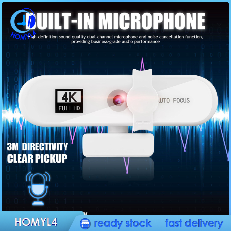 Webcam 4k 8mp Hd Kèm Mic Cho Máy Tính | BigBuy360 - bigbuy360.vn