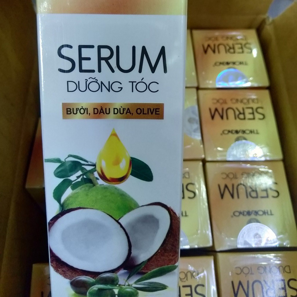 Serum dưỡng tóc bưởi dầu dừa oliu75ml - Thorakao