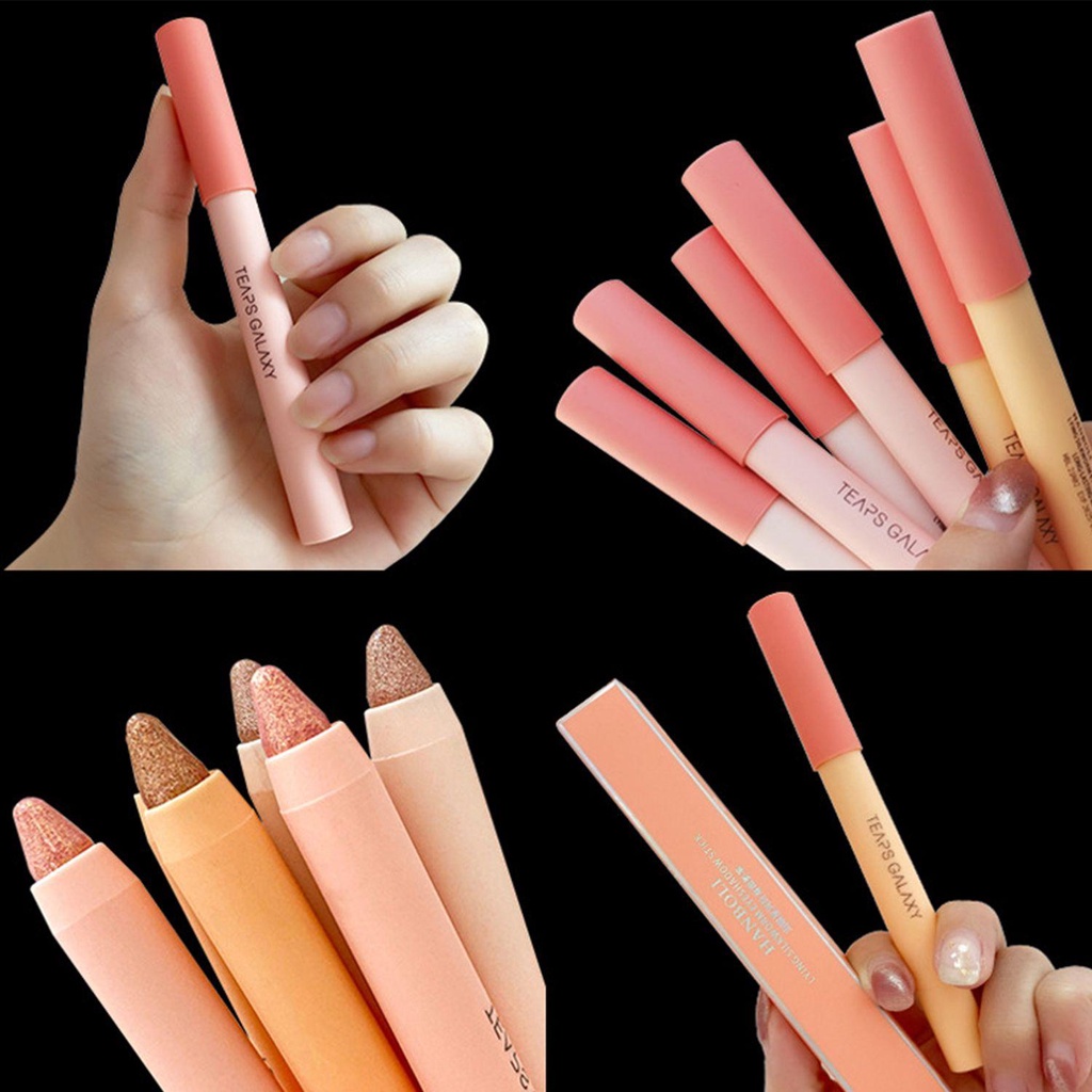Bút Chì Kẻ Mắt Màu Hồng Lì Bắt Sáng