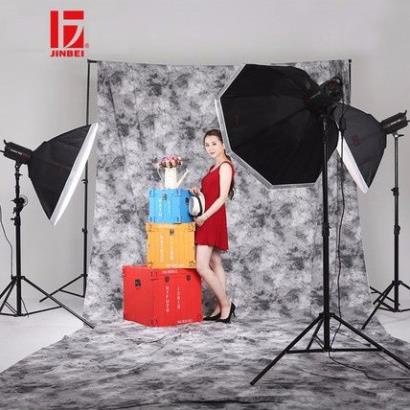 Bộ kit studio 3 đèn Flash SPARKII 400 JINBEI