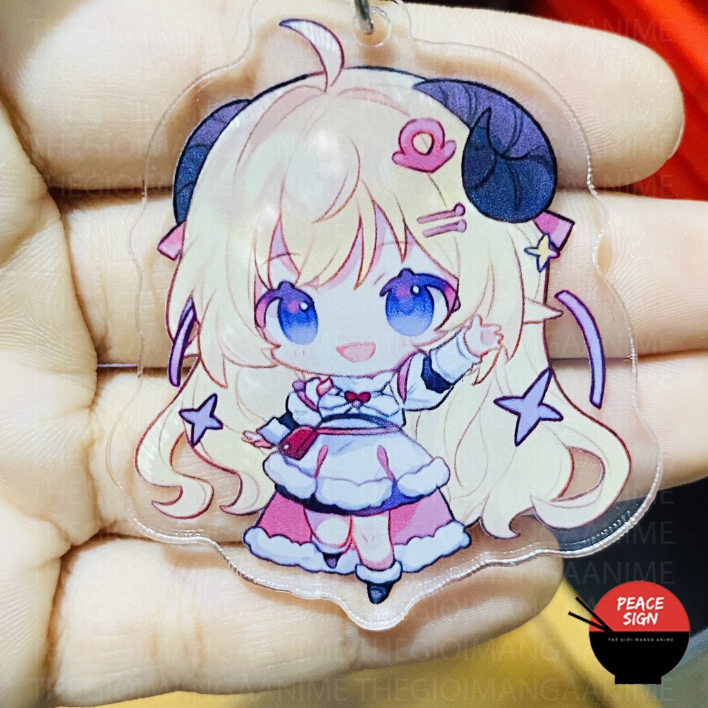 ( Mica trong acrylic ) Móc khóa in hình HOLOLIVE ver LẤP LÁNH vtuber anime chibi xinh xắn dễ thương