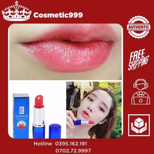 Son dưỡng môi, son dưỡng có màu vitamin e thái lan chính hãng chống nứt nẻ, bong tróc Cosmetic999