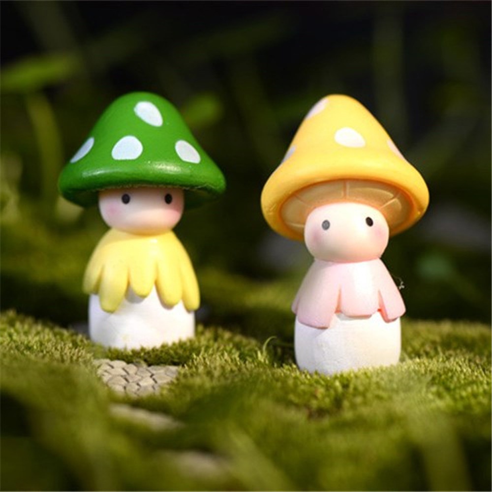 Epoch Đồ trang trí Cây Nấm Mini Bằng Nhựa Dùng Trang Trí Tiểu Cảnh