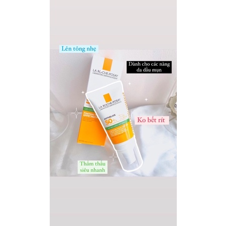 Kem Chống Nắng La Roche Posay Anthelios Invisible Fluid SPF 50+ Dành Cho Da Nhạy Cảm 50ml | BigBuy360 - bigbuy360.vn