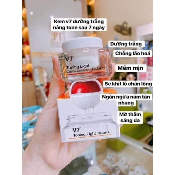 Kem V7 Toning Light Dưỡng Trắng Da Hộp Nhỏ 15ml