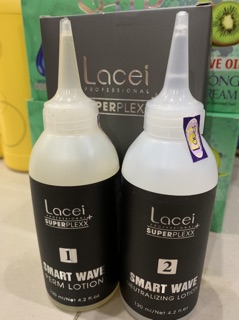 Uốn lạnh Collagen Lacei (150ml x2) 🍔🍔 Super plex siêu xoăn dưỡng, không khô tóc mềm mượt ,giữ độ ẩm tóc khỏ