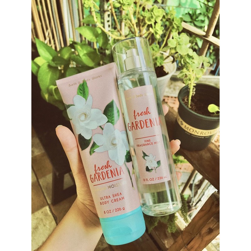 BODY MIST Xịt thơm toàn thân FRESH GARDENIA Bath body works | Thế Giới Skin Care