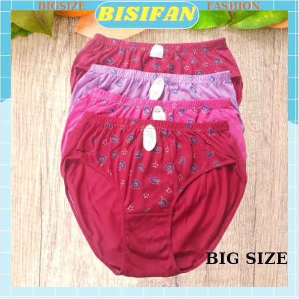 Quần lót bà già  chất coton cạp cao big size siêu to dành cho người giàbà già người béo mập 60, 70KG80kg 90kg