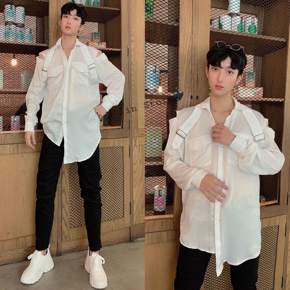 SƠ MI VẠT CAO THẤP THIẾT KẾ DÂY VAI - LJINSTORE | BigBuy360 - bigbuy360.vn