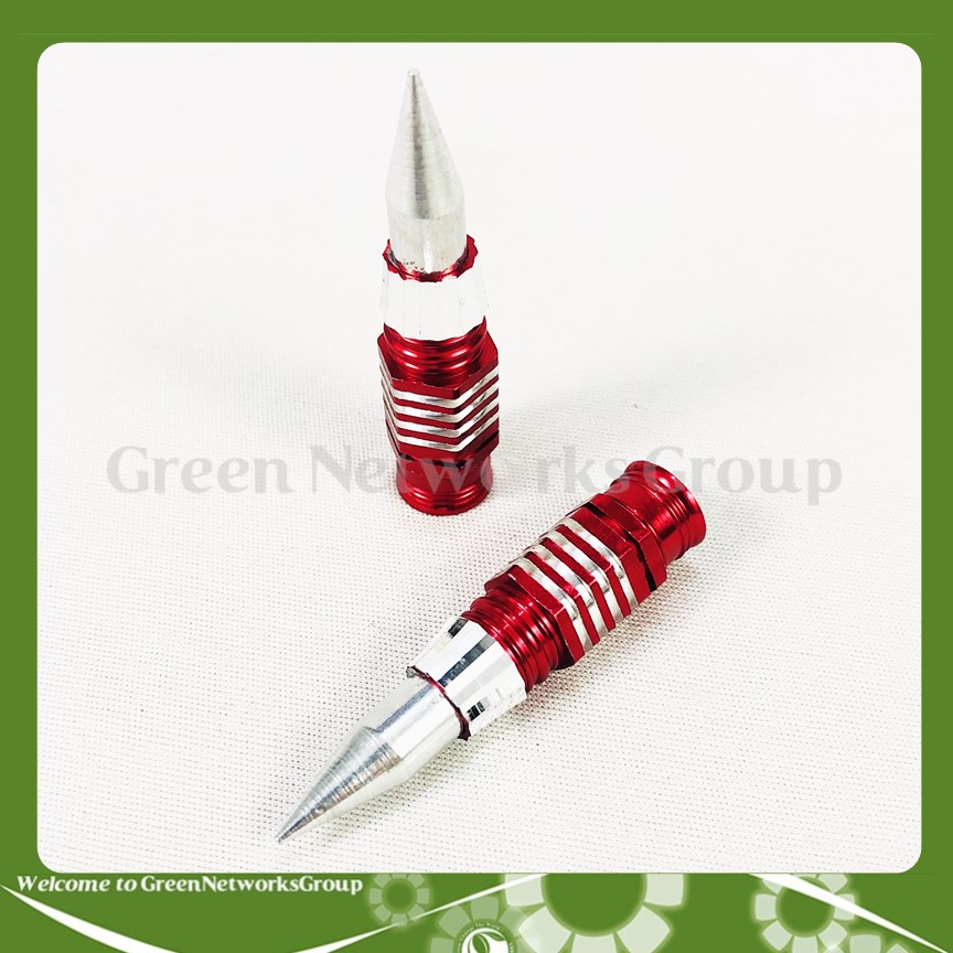 Bộ 2 Ốc đũa thắng Hỏa Tiễn Viền Sọc trang trí xe máy Greennetworks