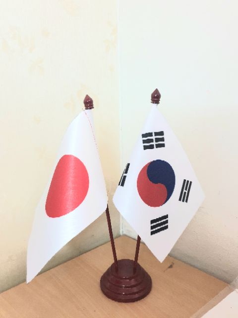 Đế cắm cờ đôi Việt Hàn