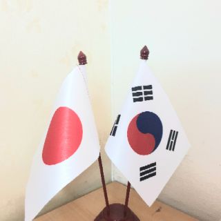 Đế cắm cờ đôi Việt Hàn