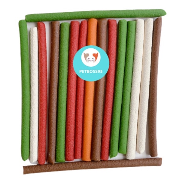 Que Gặm Dẻo Nhám Nhập Thái Lan - Snack gặm sạch răng, thơm miệng cho thú cưng