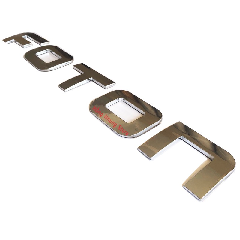 Tem chữ xe DongFeng,Auman,ChengLong.Foton,Howo,ShacMan,Thaco,CamC,C&C,Shino,Hino các loại mạ chrome