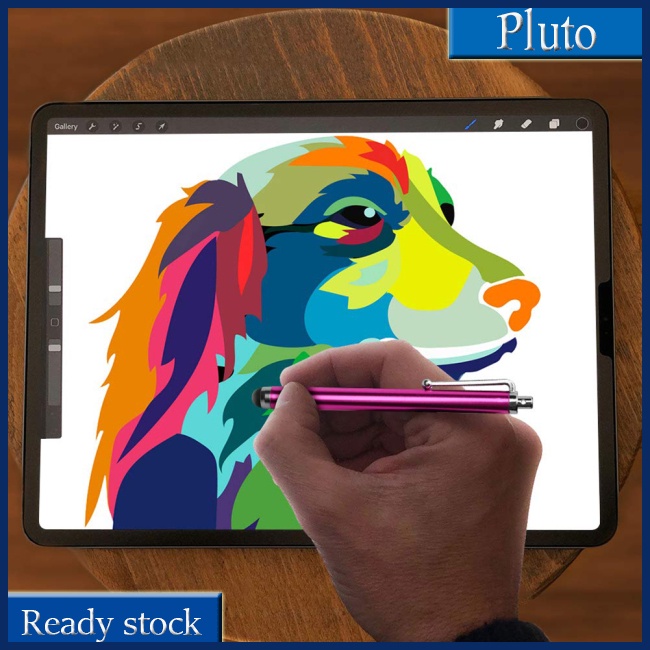 Mới Bút Cảm Ứng Màn Hình Bằng Hợp Kim Nhôm Kèm Kẹp Chuyên Dụng Cho Máy Tính Bảng