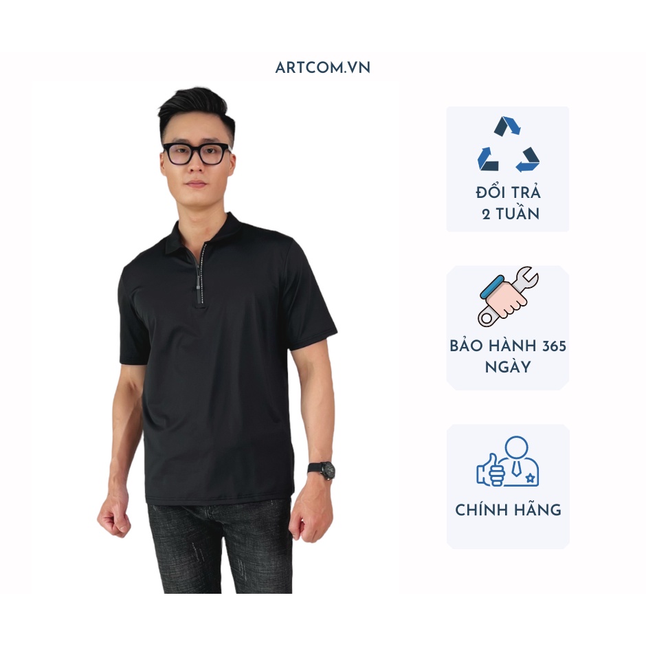 ÁO POLO NAm Thể Thao Thun Lạnh ARTCOM, Trọng lượng Siêu Nhẹ, Thấm hút mồ hôi, khử mùi 98%