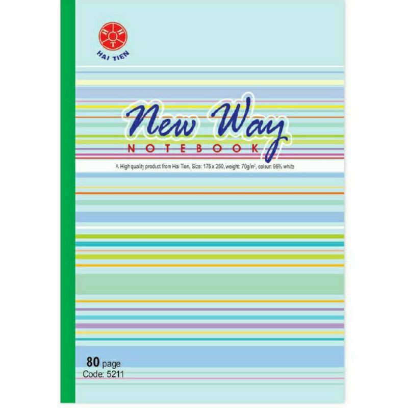 Vở kẻ ngang hải tiến New way 80 trang