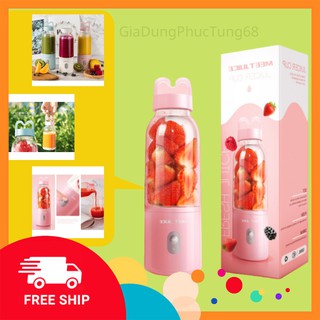 [Có Sẵn-Chính Hãng Loại 1] Máy Xay Sinh Tố Mini Đa Năng  Cầm Tay Meet Juice - Xay cực nhanh 9s, cao cấp, an toàn