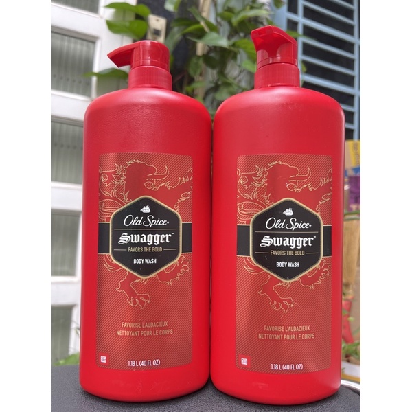 Sữa tắm nam Old Spice Swagger Body Wash 1.18L, gội xả 650ml