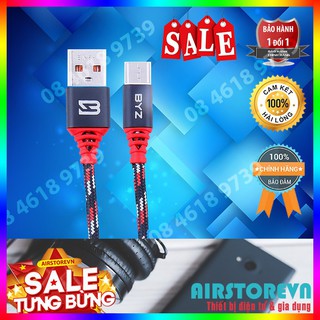 Cáp sạc nhanh micro usb dây dù BYZ chính hãng- Giao màu ngẫu nhiên