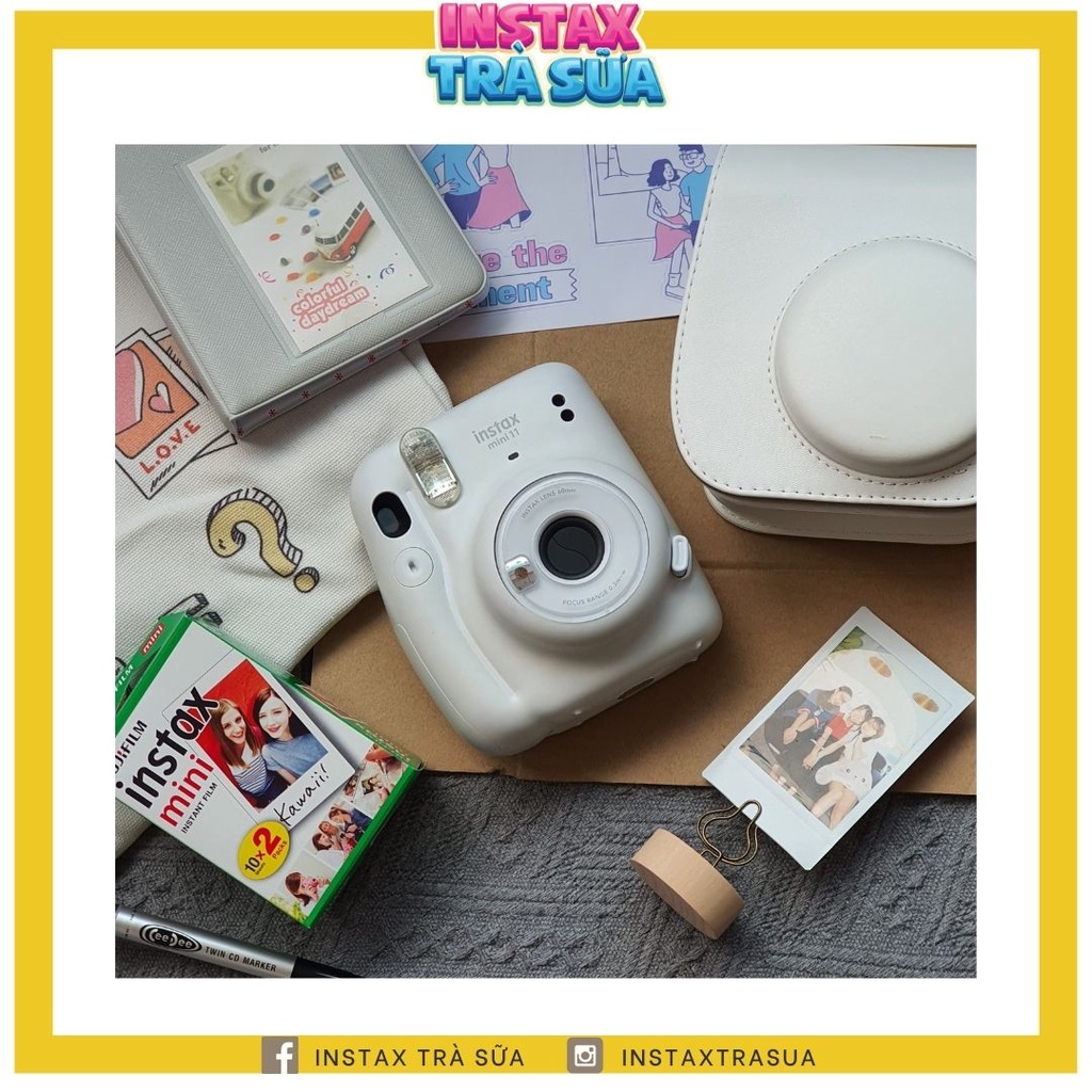 Combo Instax Mini 11 - BỘ MÁY và phụ kiện chụp ảnh lấy liền Fujifilm Instax Mini 11 -