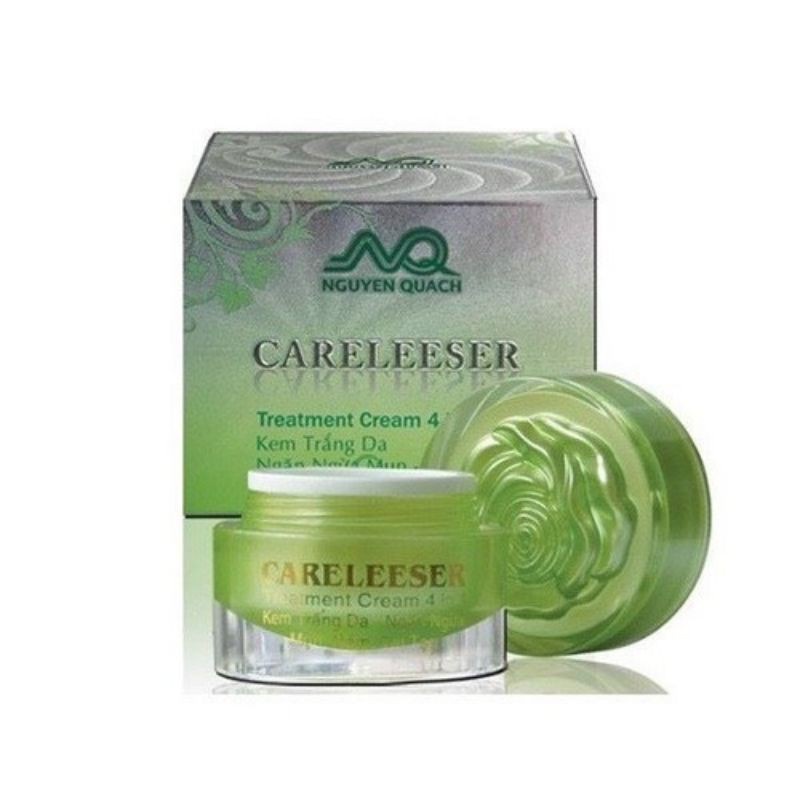 kem care nguyễn quách bông hồng xanh 4in1 trắng da, ngừa mụn, nám, lão hóa 12g