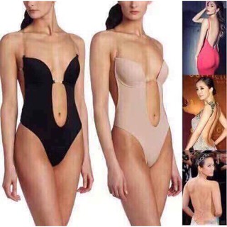 💃Bộ body mặc váy hở lưng