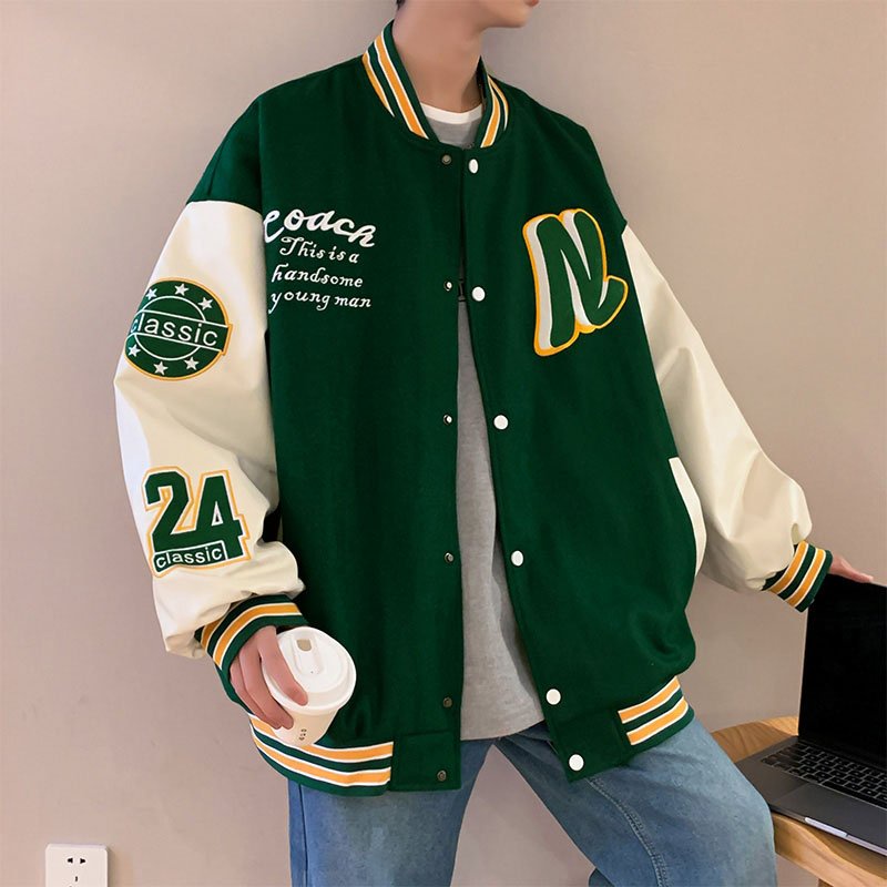 Áo khoác bomber nam nữ đẹp form rộng in họa tiết dễ thương phong cách Ulzzang