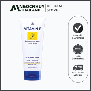 Sữa Rữa Mặt Vitamin E Aron Skin-Smoother 190g Thái Lan Trắng Da Cấp Ẩm