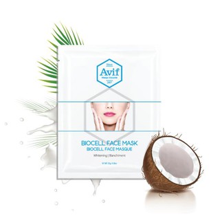 Mặt Nạ Dưỡng Trắng Da Avif Biocell Whitening Face Mask 23G