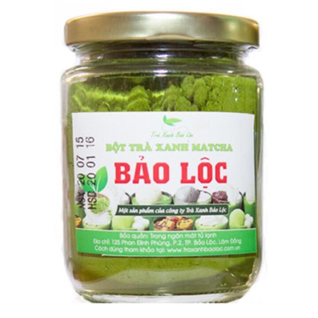 Bộ 2 Bột Trà Xanh Matcha Bảo Lộc 200g hàng vnxk