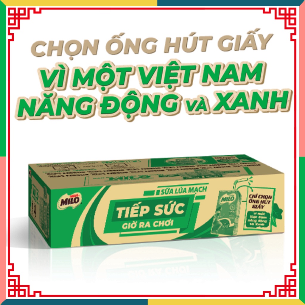Sữa lúa mạch Nestlé® MILO® thùng 48 hộp x 115ml