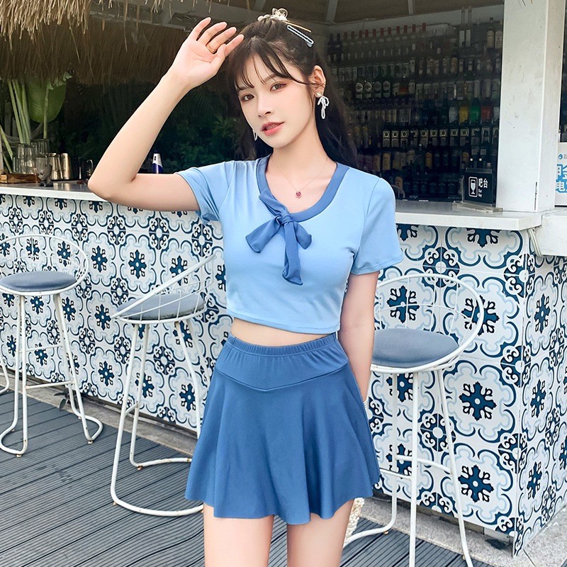 [Có sẵn] Set Bikini Đồ Bơi Váy Áo Bơi Kín Đáo Học Bơi Đi Biển ~ ORRIN Closet | BigBuy360 - bigbuy360.vn