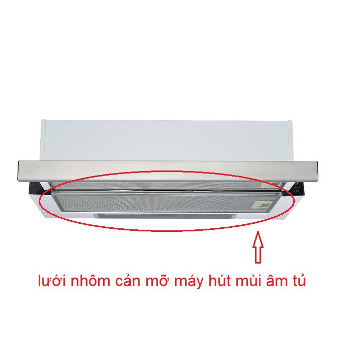 Lưới nhôm lọc mỡ cho máy hút khói khử mùi âm tủ - phụ kiện máy hút mùi Canzy Cz 7002G / 7002syp