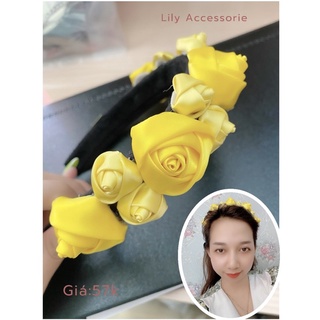 Cài hoa hồng nụ voan cao cấp