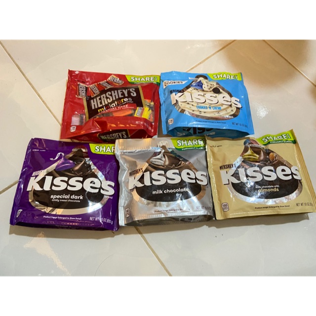 Socola Kisses Hershey’s nhiều loại