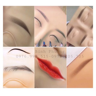 Da giả 3D thực tập phun xăm