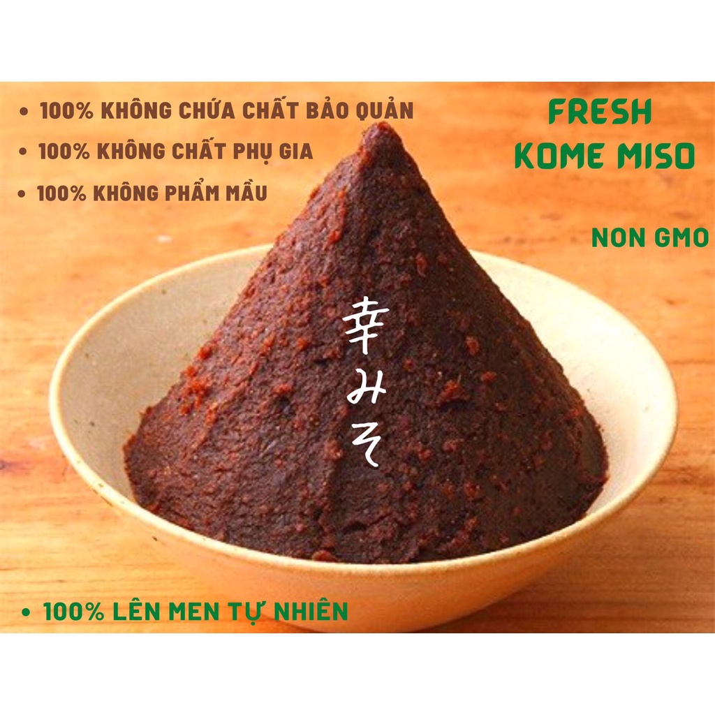 Tương Miso - Kho cá, chưng thịt, nước chấm thịt ngan vịt bê bò rau