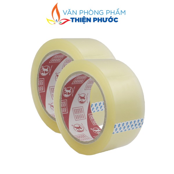 Băng keo trong 100yard 7cm dán thùng siêu dính THIỆN PHƯỚC