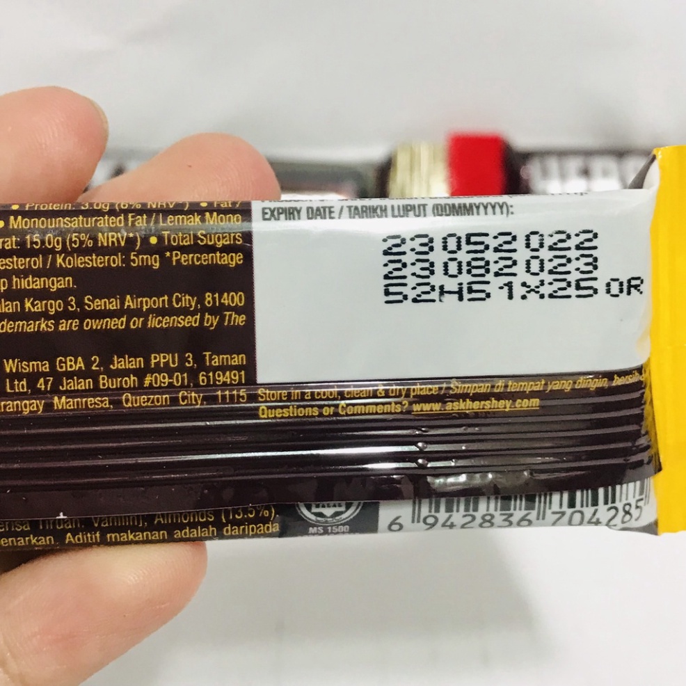 Socola  Hershey's Nuggets gói 28g