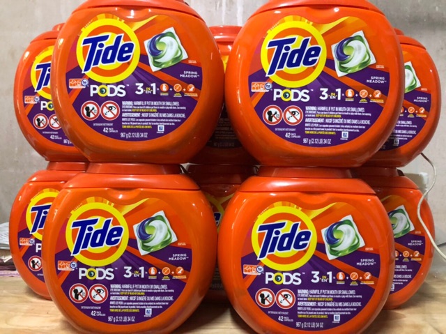 Bột giặt Tide Pods ( hộp 42 viên) Mỹ