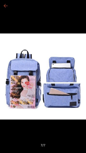 Balo Nam Nữ thời trang thể thao năng động Hàn Quốc 2 khóa nắp gập đi chơi, Du Lịch và làm việc - ba lo BL00729