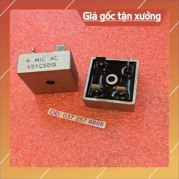 . Cầu nắn 1 pha 50 A /1000 v giá cho 2 chiếc (Mic) ..