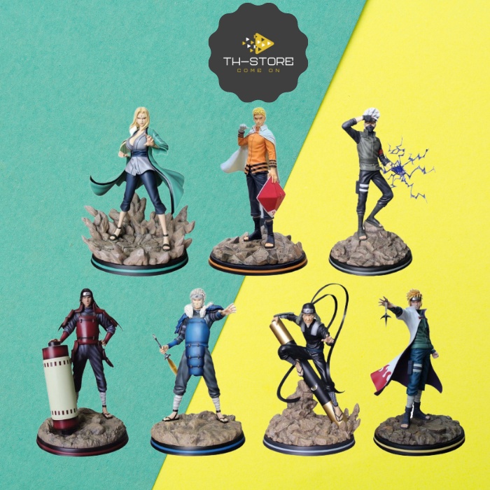 Mô hình Naruto thất đại Hokage làng lá , figure mô hình naruto cao 30cm - TH store