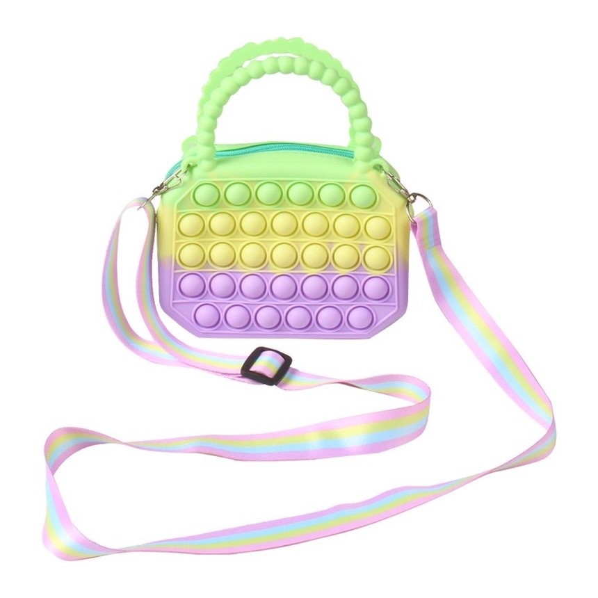 COD Pop it Bag Túi xách màu sắc cầu vồng cỡ lớn dành cho trẻ em yjteam66.vn