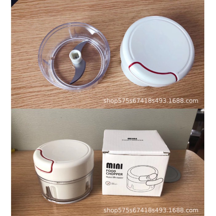 Máy dập tỏi cơ học mini tiện lợi nhanh chóng, gồm trục xoay và lưỡi cắt