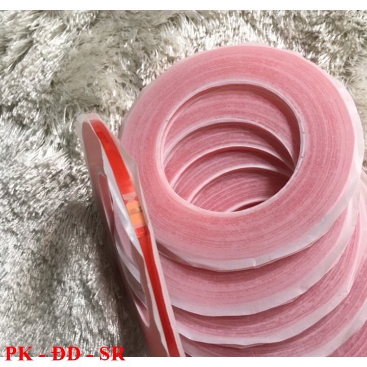 Cuộn Keo 3M Màu Đỏ Chiều Rộng 5mm - Siêu Rẻ