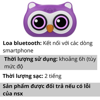 Loa bluetooth con cú giá rẻ mini cao cấp