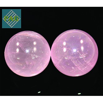 Bi Lăn Tay Đá Tự Nhiên Màu Hồng - TA. Hồng Size 4.0 - 4.5cm
