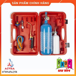 Bộ Hàn Hơi (Hàn Gió Đá) Mini Màu Đỏ - 1 mỏ chất lượng cao